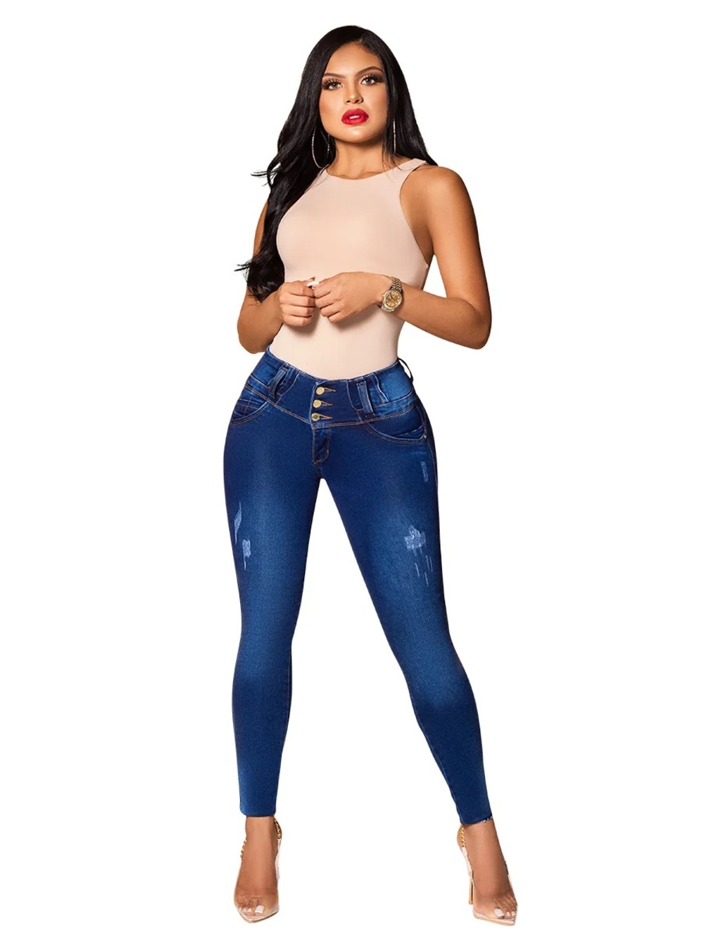 Forma tu cuerpo butt lifter bbl Colombian push up jeans 👖